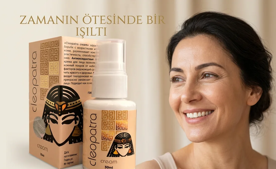 Zamanın ötesinde bir ışıltı — Cleopatra yaşlanma karşıtı bakım kremi
